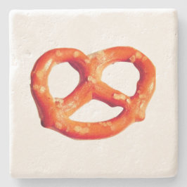 プレッツェルノットスナックプレッツェルストーンコースター ストーンコースター