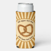 プレッツェルバーストノッテッドローフ&2行文字 スリム缶クーラー (Seltzer正面)