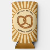 プレッツェルバーストノッテッドローフ&2行文字 スリム缶クーラー (正面)