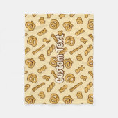 プレッツェルパターン フリースブランケット (正面)