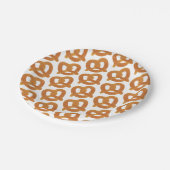 プレッツェルパターン ペーパープレート (アングル)