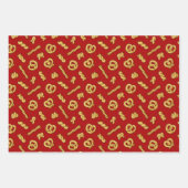 プレッツェルパターン ラッピングペーパーシート (正面3)