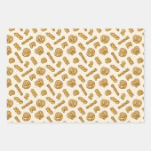 プレッツェルパターン ラッピングペーパーシート (正面2)