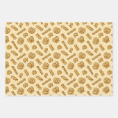 プレッツェルパターン ラッピングペーパーシート (正面)