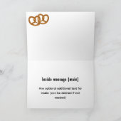 プレッツェルパーティーブレッドツイスト – 5カスタム文字オプション カード (内部)