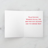 プレッツェルホリデーウィッシュ 案内状 (内部)