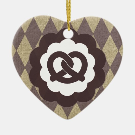 プレッツェルヴィンテージ セラミックオーナメント (正面)