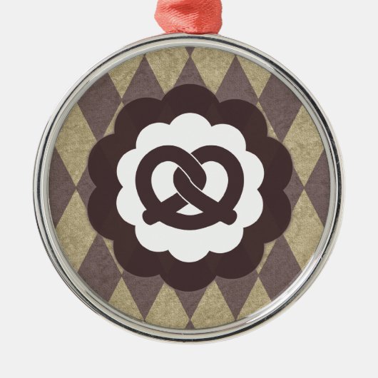 プレッツェルヴィンテージ メタルオーナメント (正面)