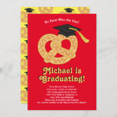 プレッツェル卒業パーティー 招待状 (正面/裏面)