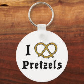 プレッツェル大好き キーホルダー (正面)