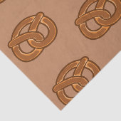 プレッツェル好きの塩辛い食べ物パンが輪形 薄葉紙 (詳細)