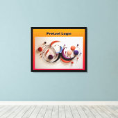 プレッツェル論理 キャンバスプリント (インサイチュ (ウッドフロア))