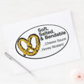 プレッツェル！ 楕円形シール (封筒)