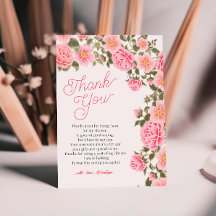 プレッティー ピンク ワイルド ローズ ブライダル シャワー