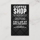 プレッドコーヒーパンチカード ロイヤリティカード (裏面)