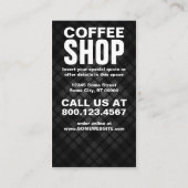 プレッドコーヒーパンチカード ロイヤリティカード (裏面)