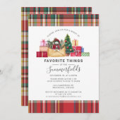 プレッドツお気に入りのークリスマスホリデーパーティー 招待状 (正面/裏面)