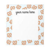 プレッパーソナライズされたツェルメモ帳 ノートパッド (正面)