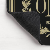 プレッピーでモノグラムのなロゴのマウスパッド マウスパッド (コーナー)