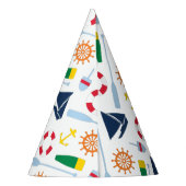 プレッピーで航海のな誕生会 パーティーハット (裏面)