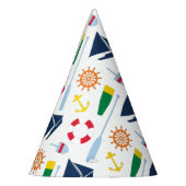 プレッピーで航海のな誕生会 パーティーハット (左)