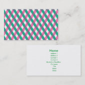 プレッピーなパターン 名刺 (正面/裏面)