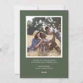 プレッピーなリボンの写真 シーズンカード (裏面)