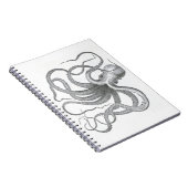 プレッピーな航海のなsteampunkのタコのヴィンテージはkraken ノートブック (右側)