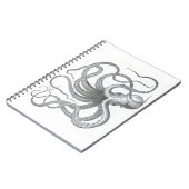 プレッピーな航海のなsteampunkのタコのヴィンテージはkraken ノートブック (左側)