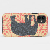 プレッピーなStellaRootのダマスク織象Vinatge Case-Mate iPhoneケース (裏面(横))