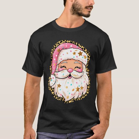 プレッピーサンタ - クリスマス - 面白いクリスマス - ハッピー Tシャツ (正面)