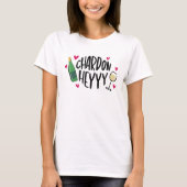プレッピーシャルドネイ面白い Tシャツ (正面)