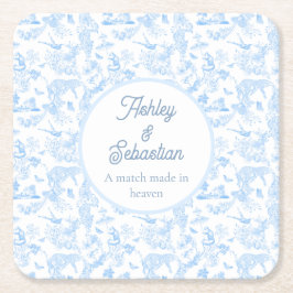 プレッピージャングル シノワズリー トワール スクエアペーパーコースター