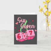 プレッピー67 バレンタイン シックス セブン ダイス 6 7 メンズ レディース K カード (黄色い花)