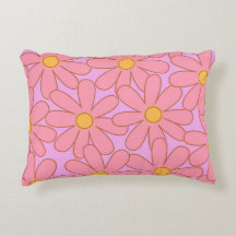 プレッピー ヒッピーのピンク パープル フラワーパターン