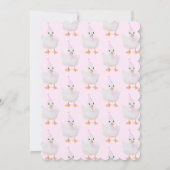 プレッピー ワン シリ― グース ピンク 招待状 (裏面)