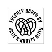 プレッ焼いたツェルベーカリー事業名 ラバースタンプ (インプリント)