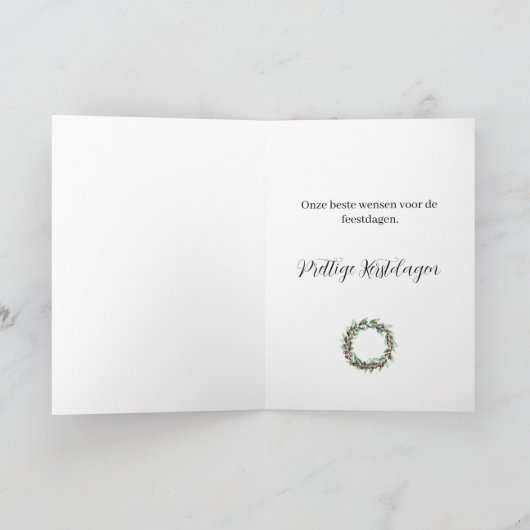 プレティージュケルスタンダーゲンクリスマスオランダリース シーズンカード (内部)