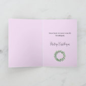 プレティージュケstdagen、オランダクリスマスリースHolid シーズンカード (内部)