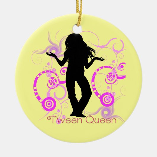 プレティーンの女王のオーナメント セラミックオーナメント (正面)