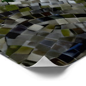 プレデターのパレット： Wolf Mosaic ポスター (角)