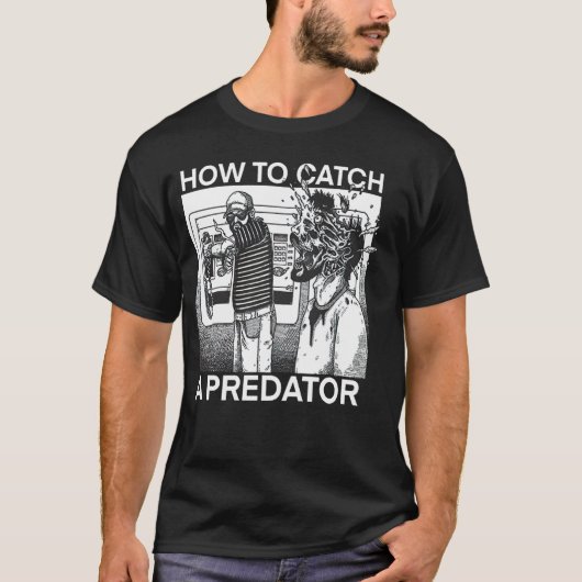 プレデターの捕まえ方 Tシャツ (正面)