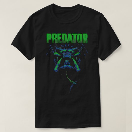 プレデター映画80sエッセンシャル tシャツ (デザイン正面)