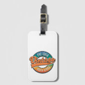 プレトリア南アフリカヴィンテージロゴ ラゲッジタグ (正面縦)