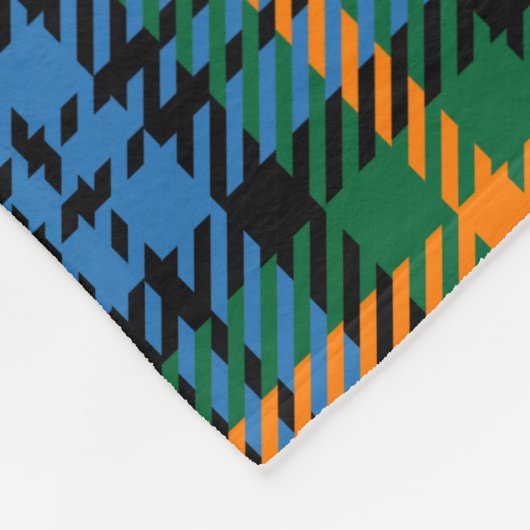 プレドクランマレータータンチェックファミリーレイクハウス フリースブランケット (角)