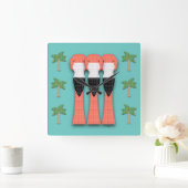 プレドミンゴスクエアウォールクロック スクエア壁時計 (ホーム)