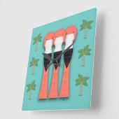 プレドミンゴスクエアウォールクロック スクエア壁時計 (傾斜)