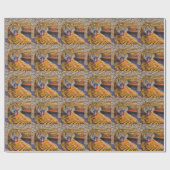 プレニングスマトラントガー大きな猫ワイルドライフアート ラッピングペーパー (フラット)