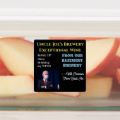 プレバイデン氏ワインラベルのユーモア ラベル (貼付)