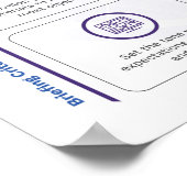 プレブリーフィングSimfographicsポスター ポスター (角)